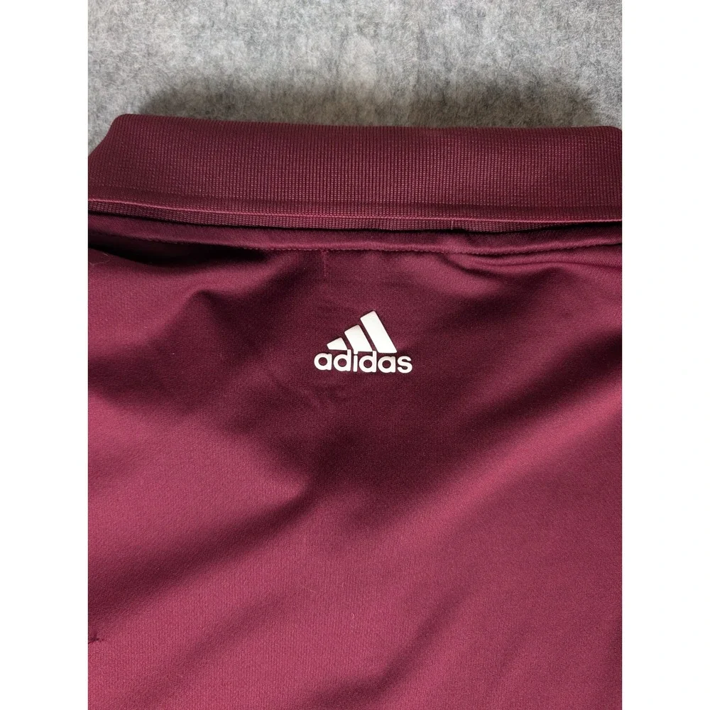 Adidas‎ Texas A&M Aggies Climacool Polo Shirt Maroon Mens XL Short Sleeve Golf